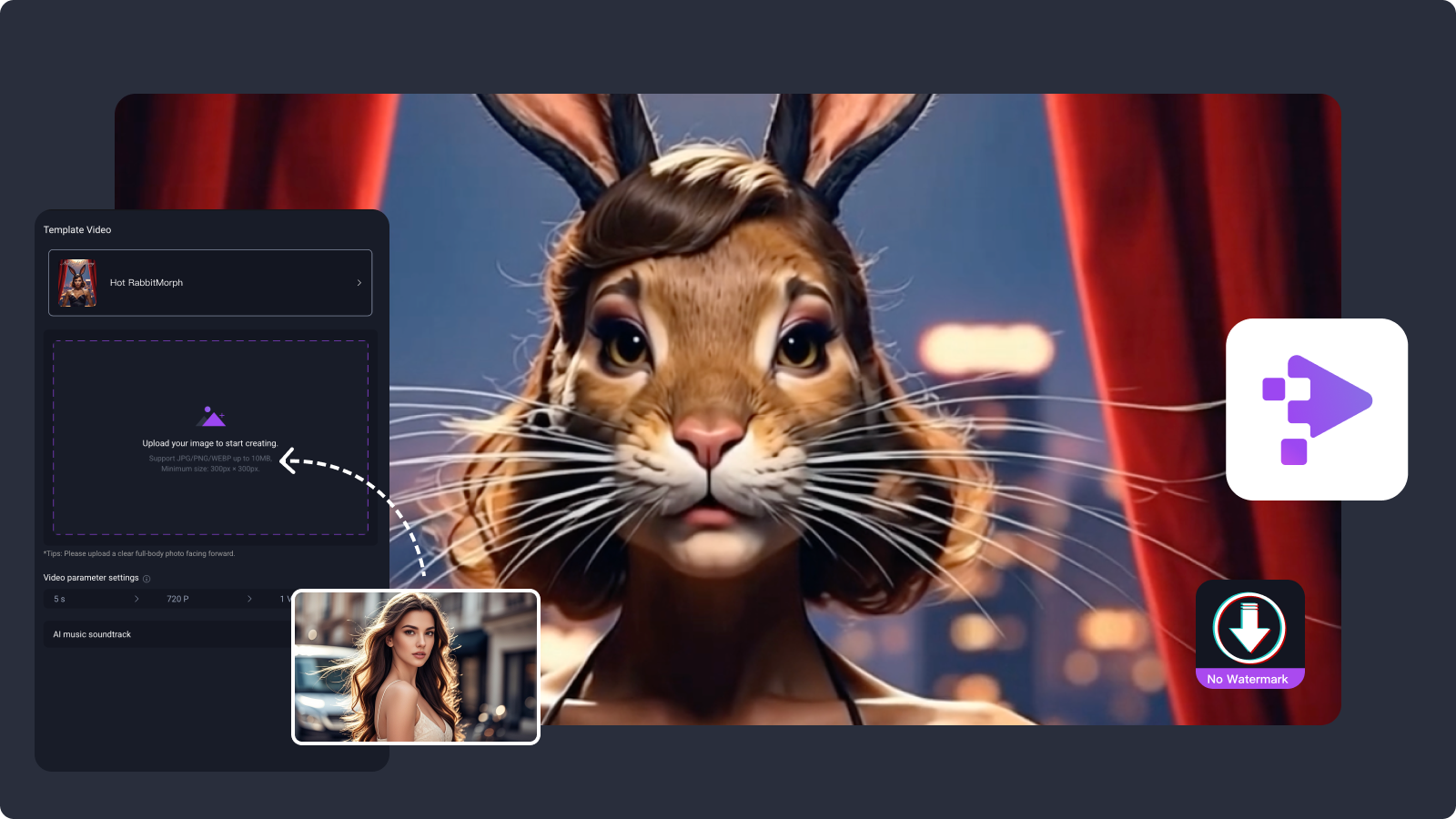 AI Video Generator Without Watermark – Create Pro Videos Free Online